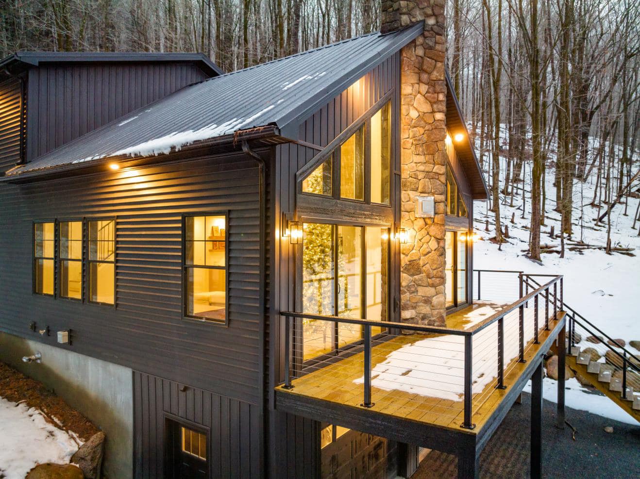 Winter Custom Home — photo 17 of 44, M.E. Garlock Construction, Boonville NY