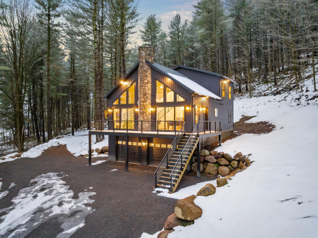 Winter Custom Home — photo 22 of 44, M.E. Garlock Construction, Boonville NY