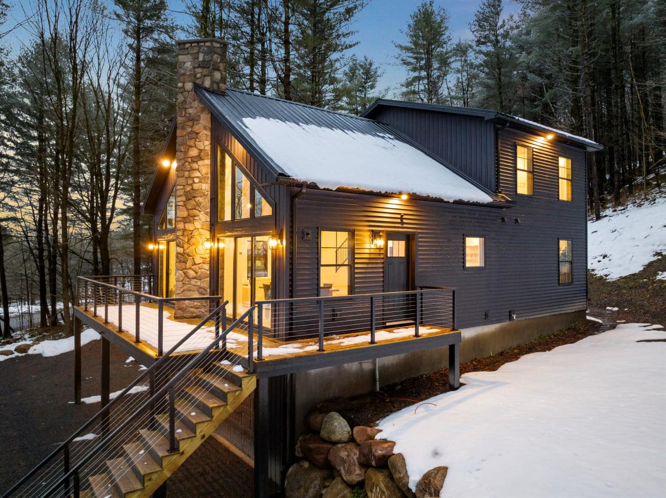 Winter Custom Home — photo 24 of 44, M.E. Garlock Construction, Boonville NY