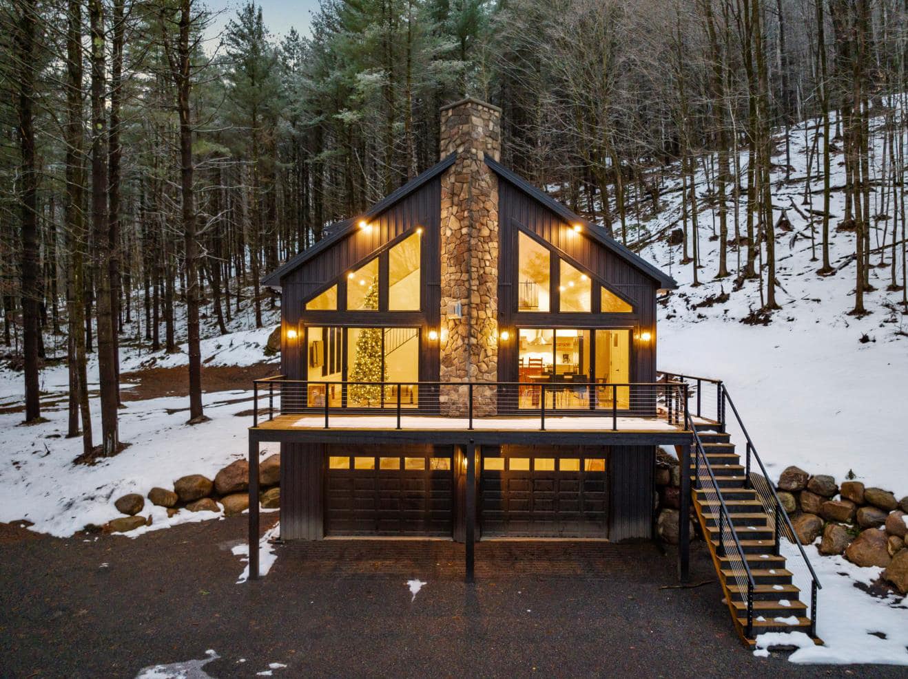 Winter Custom Home — photo 26 of 44, M.E. Garlock Construction, Boonville NY