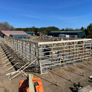 Ground-Up Outbuilding — M.E. Garlock Construction, Boonville NY (Adirondacks)